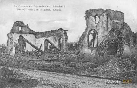 Eglise détruite (Parroy)